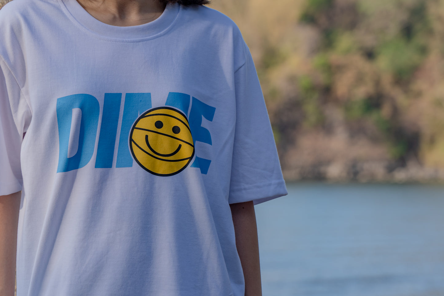 Dime - Smiley (White Tee)