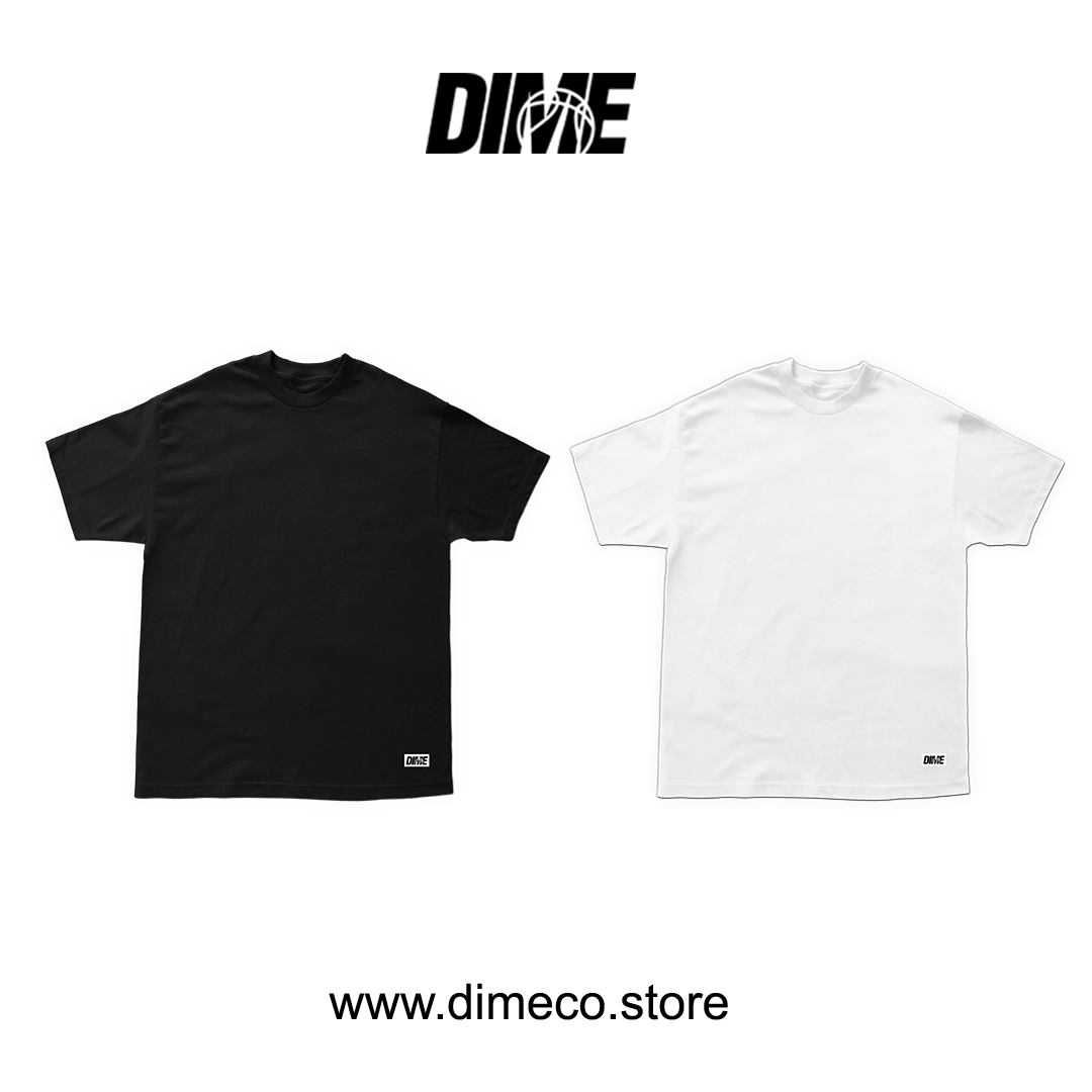 Dime - Plain Tee (BLK/WHT)