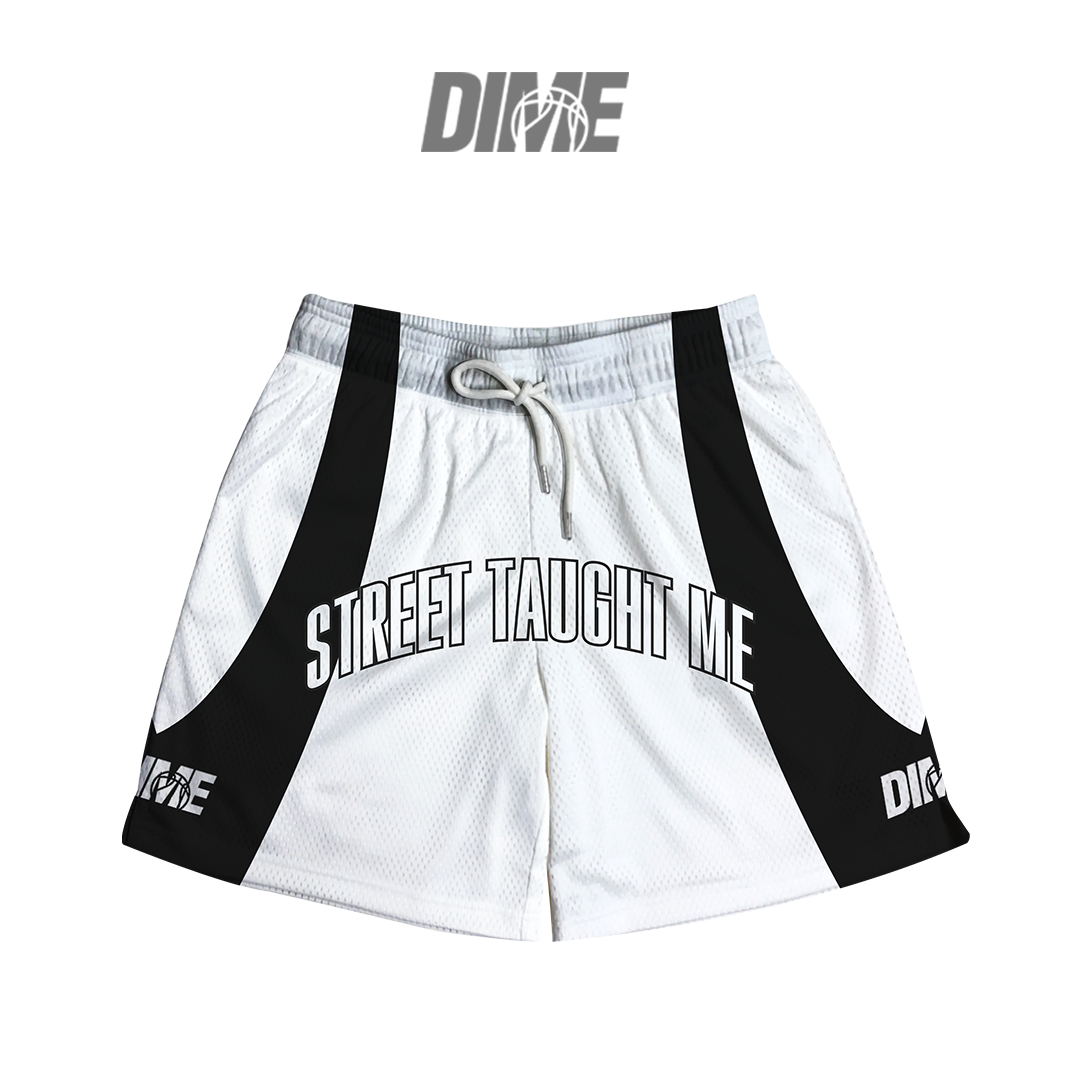 Dime - Speed Baggy Shorts / DRI-FIT (White/Black)